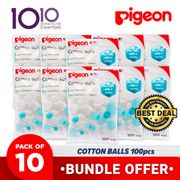 ★ Pigeon Cotton Ball 100 Balls/Pack (10 Packs)