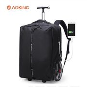 women carry on Travel trolley bag Rolling Luggage backpack bags on wheels wheeled backpack Business Cabin Travel trolley bags