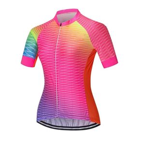Women Summer short sleeves Cycling Jersey Ropa Ciclismo Road Bike Jersey MTB Cycling tops