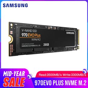Samsung SSD 970 EVO Plus 250GB 500GB 1TB NVMe M.2 2280 Internal Solid State Hard Disk 970 Evo Plus SSD PCIe 3.0 x4, NVMe 1.3