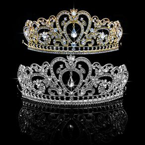 Bridal Princess Women Rhinestone Hair Accessories Tiara Wedding Crown Headband