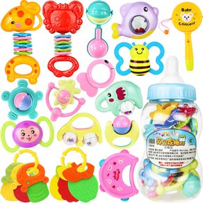 Baby Rattles Toys Hand Hold Jingle Shaking Bell Lovely Hand Shake Bell Ring Baby Toys Newborn Baby 0-12 Months Teether Toys New