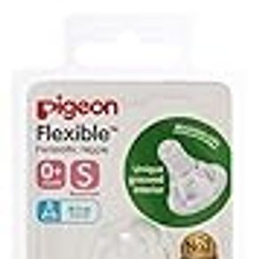 Pigeon Flexible Peristaltic Nipple Blister Pack, 2 Piece Per Bister Pack, S