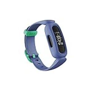 Fitbit Ace 3 Activity Tracker for Kids 6+ One Size, Cosmic Blue / Green - Singapore Edition