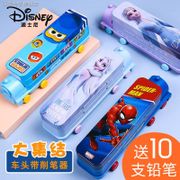 ️ Disney Stationery Case Cool Boy Toy Pencil Primary School Students Female Korean Version Cute Car Multi