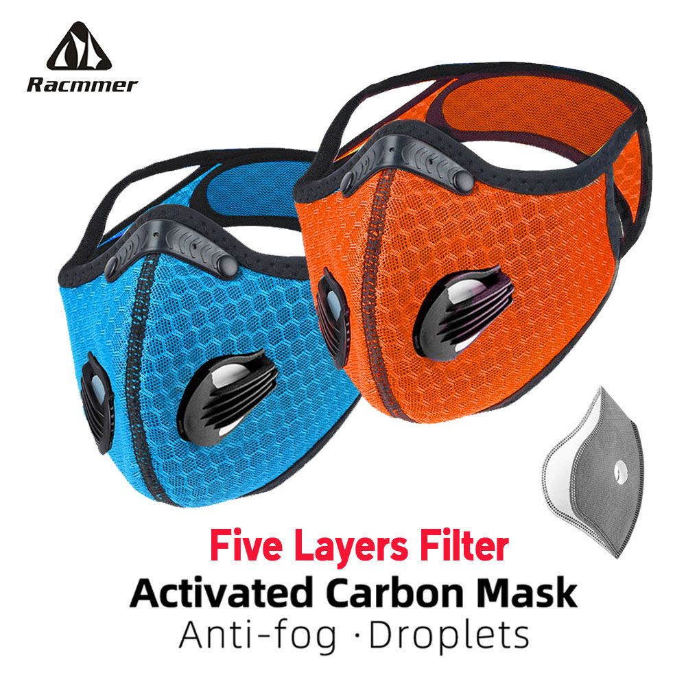 Women and men Anti-dust Cycling Face Mask Filter PM2.5 Anit-fog