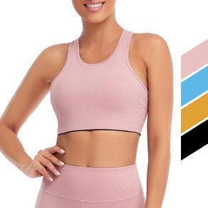 Womens Shock Absorber Comfy Sports Bra Fitness Stretch Workout Crop Top  Underwear Gymwear Activewear Push Up Bra - AliExpress