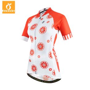 EMONDER Brand Women Cycling Jersey Summer MTB Road Bike Shirt Breathable Comfortable Bicycle Downhill DH Jersey Ropa Ciclismo