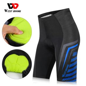 WEST BIKING Summer Cycling Shorts Padded Shockproof Breathable Bicycle Pants Men Wemen Underwear Riding Shorts Cycling Equipment