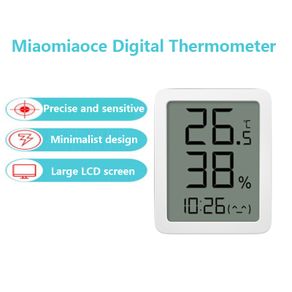 Xiaomi Miaomiaoce MMC LCD Thermometer 3.5 Inch Screen Digital Display Hygrometer Temperature Humidity Sensor Meter Wall Sticker