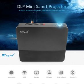 C6 Mini Projector 4K Proyector DLP Android 9.0 Projetor WiFi