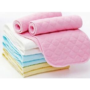 Organic Cotton Reusable baby Diapers Cloth Diaper Swim Inserts 1 piece 3 Layer Cotton Washable Lampin Mandi Bayi Diaper