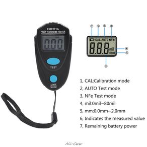 Digital Mini Coating Thickness Gauge Car Painting Thickness Meter Tester Car Coating Thickness Gauge EM2271