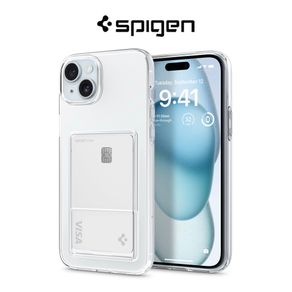 Spigen iPhone 15 Plus Case / iPhone 14 Plus Cover 6.7" Crystal Slot Casing Single Card Storage iPhone Cover