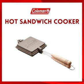 [Coleman] Hot Sandwich Cooker / Camping Outdoor Grill brazier Non-stick logo engraved sandwich maker