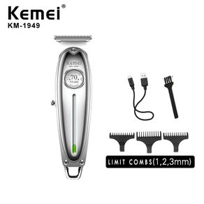  KEMEI Professional Beard & Hair Trimmer for Men, Cordless  T-Blade Trimmer, Electric Hair Clippers for Barbers and Stylists, All Body  Grooming-Model 1949 : Beauty & Personal Care