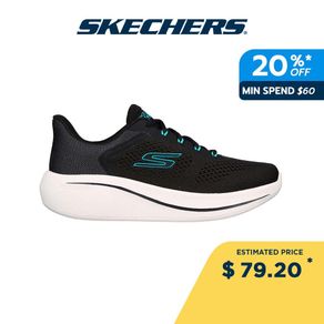 Skechers Women Max Cushioning Essential Hotshot Running Shoes - 129251-BKTQ - Air-Cooled Goga Mat, Sneakers, Sport