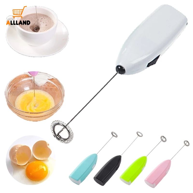 QuickDone Electric Handle Mini Whisk Egg Beater Coffee Milk Drinks