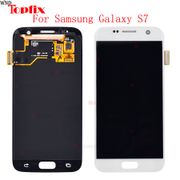 100% Tested For Samsung Galaxy S7 G930 LCD G930A G930F SM-G930F Display Touch Screen Assembly Replacement For Samsung S7 LCD