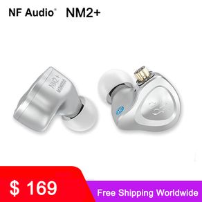 NF Audio NM2+ Dual Cavity Dynamic In-ear Monitor Earphone with Adaper(6.35 to 3.5) 2 Pin 0.78mm Detachable Cable NA2+ Earphone