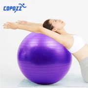 COPOZZ Sports Yoga Balls Pilates Fitness Gym Balance Fitball Massage Training Workout Exercise Ball 55cm 65cm 75cm without Pump