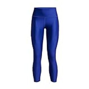 Under Armour HeatGear Armour No-Slip Waistband Ankle Leggings for Ladies -  Midnight Navy/White - L - Tall