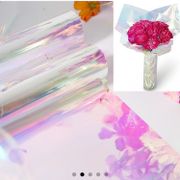 Rainbow Cello Flower Floral Wrapping Paper Candy Cake Cookie Packaging Craft Gift Packing Colorful Cellophane