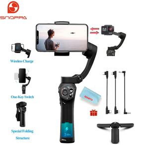 snoppa atom foldable pocket sized 3 axis smartphone handheld