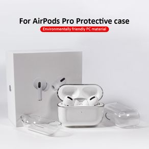 Protective Case For Airpods Pro Protective Cover for Apple Airpods 1 2 3 Bluetooth Headset Set Transparent PC Hard Shell TSLM1