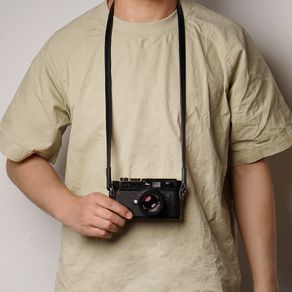 Mr.stone Handmade Genuine Leather Camera Strap Camera Shoulder Sling Belt Fine shoulder strap(Double-sided leather)