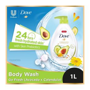 Dove Go Fresh Avocado Calendula Paraben-free Body Wash