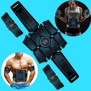 Electro Muscle Stimulation Abdominal Stimulator Electroestimulador Muscular Hip Trainer Body Slimming Fitness Massage Gym EMS