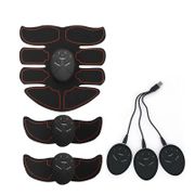 Rechargeable ABS Abdominal Muscle Stimulator Wireless Smart Fitness EMS Trainer Arm Muscle Exerciser Body Slimming Gym Equipment
