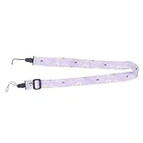 Camera Neck Shoulder Strap, Adjustable Camera Strap Universal Simple Disassembly Durable for Professional Cameras (Purple Daisy)