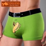 EXILIENS Brand New Mens Underwear Boxer Modal Homme Boxershorts Men Boxers Sexy Male Underpants Print Cartoon Size M-3XL 093001