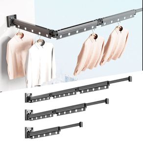 1PC Folding Wall Mounted Clothes Drying Rack Retractable Outdoor Balcony  Clothes Hanger Drying Cloth Rack With Screw Accessory Prices and Specs in  Singapore, 01/2024