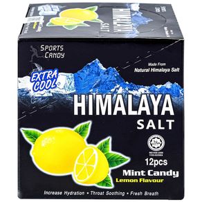 12 Packs Himalaya Salt Mint Candy Cool Sweets Natural Lemon Flavour Fresh  Breath