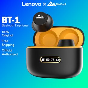 Lenovo x WeCool BT1 True Wireless Earbuds Bluetooth Earphone IPX5 Water Proof With Digital Battery Display For Secure Sports Fit