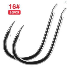 30 PCS Fishing Hooks High Carbon Steel Soft Bait Jig Fish Hooks Fishing Tackle[24][New Arrival]