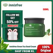 Innisfree Green Tea Seed Cream/Facial Cream Soothing Moisture Facial Cream Replenishment Repair 50mL