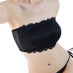 Women's Tube Top Strapless Bras Seamless Invisible Bustier Bandeau Wire  Free Bralette Sexy Push Up Wrapped Chest Underwear - AliExpress