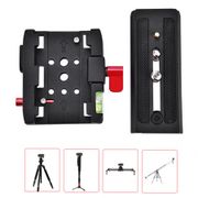P200 Quick Release QR Clamp Base Plate Tripod Screw Mount for Manfrotto 500 AH 701 503 HDV 577 camera plate Clamp Base Plate