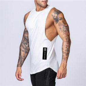 New Brand Clothing Workout Gym Mens Tank Top Muscle Sleeveless Sports Shirt Fashion Bodybuilding Singlets Cotton Fitness Vest