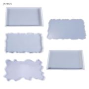Crystal Epoxy Resin Mold Fruit Plate Casting Silicone Mould Handmade DIY Crafts Tray Making Tool