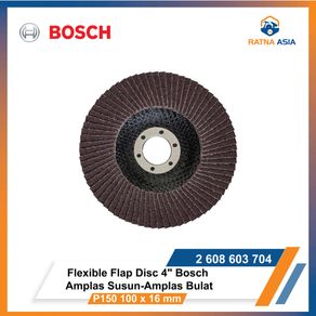 "Flexible Flap Disc 4 ""Bosch P150 100x16 mm Stacking Round Sandpaper"