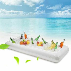 Summer Party Bucket Cup Holder Inflatable Pool Float Beer Table Bar Tray  Beach Swimming Pool Mattress Water Food Drink Holder - AliExpress