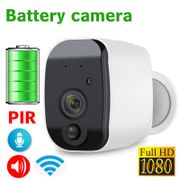 JIENUO Battery WiFi Camera 1080P Full HD Rechargeable Powered Outdoor Indoor Security IP Cam 110 Wide View Angle wireless 2-Way