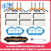 Replacement Parts for Ecovacs Deebot N79 N79S DN622 500 N79W N79SE Robot Vacuum Cleaner Accessories Kit