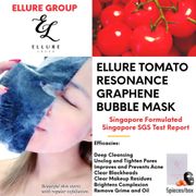 🔥Ready Stock + Ellure Haircare Samples🔥 ELLURE Tomato Resonance Graphene Bubble Mask