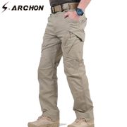 S.ARCHON IX9 City Military Tactical Cargo Pants Men SWAT Combat Army Trousers Male Casual Multi-Pocket Stretch Cotton Pants